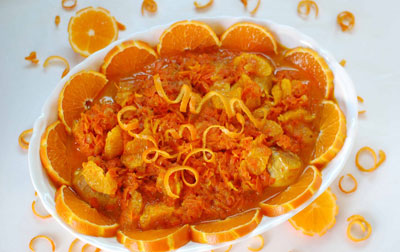 Курица с мандаринами