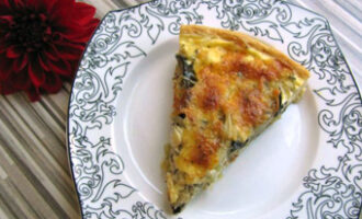 Пирог с курицей и баклажаном