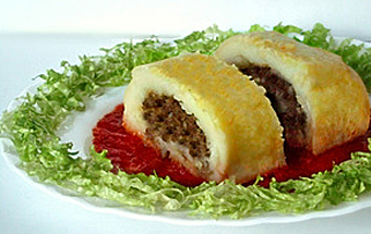 Картофельный рулет