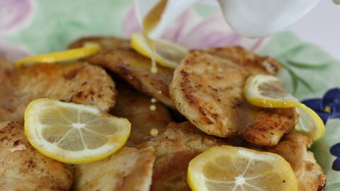 Куриные грудки с лимоном