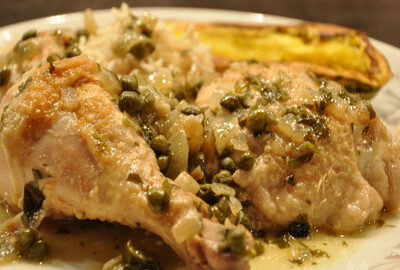 Курица с каперсами