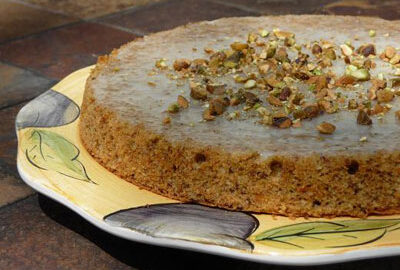 Ореховый пирог с апельсиновым сиропом