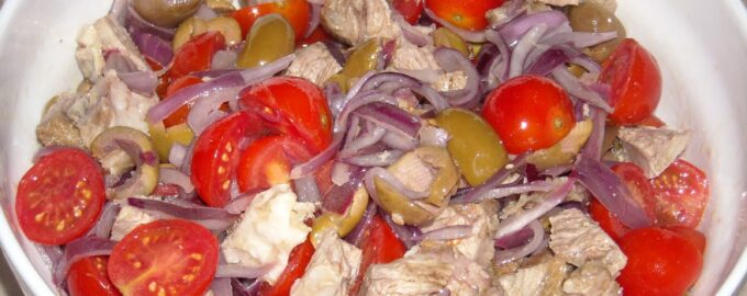 Итальянский мясной салат
