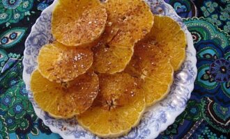 Апельсиновые ломтики с корицей