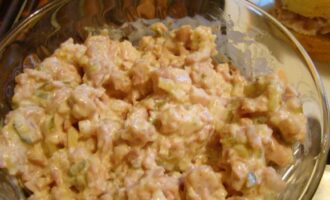 Мясной салат