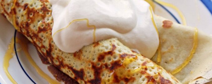 Блинчики с яблочной начинкой
