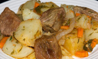 Рагу овощное с мясом