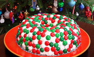 Торт «Рождественский венок»