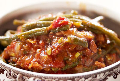 Лобио из стручковой фасоли