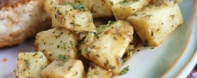Горчичный картофель по-немецки