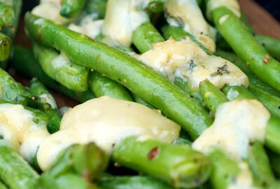 Стручковая фасоль с сыром