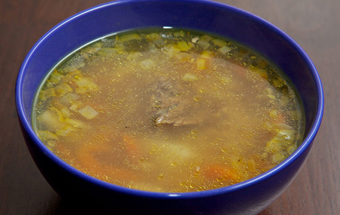 Рассольник с гречкой