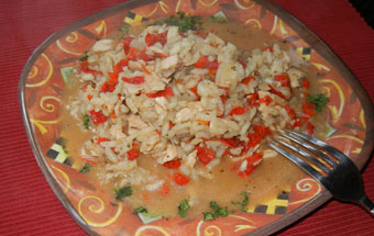 Плов с рыбой