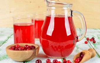 Компот из брусники и черники