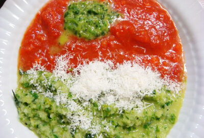 Суп Гаспачо классический рецепт двухцветный