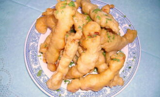 Куриная грудка в пивном кляре