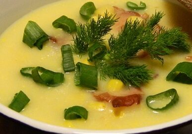 Румынский суп из кукурузы