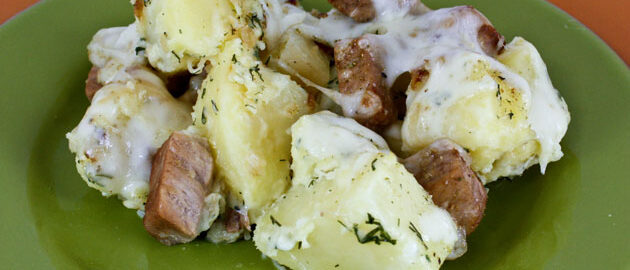 Свинина с картошкой в духовке