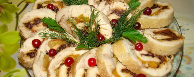 Куриный рулет