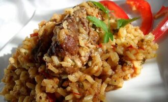 Плов с ребрышками