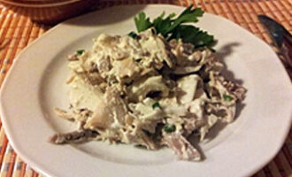 Печеночный салат