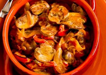 Рагу с грибами