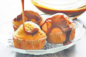Маффины с карамельным сиропом