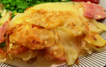 Мясо с картошкой в соусе