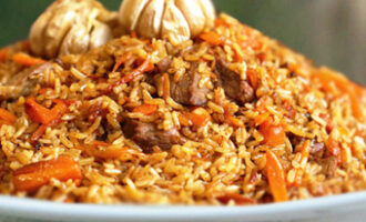 Плов из баранины и ребрышек