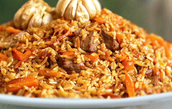 Плов из баранины и ребрышек