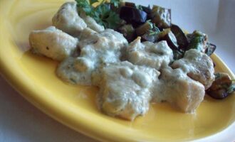 Курица в сливках