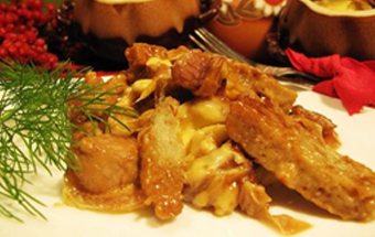 Шашлык на сковородке