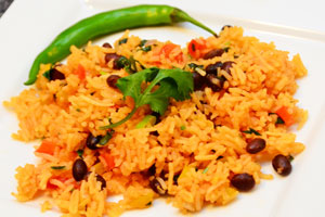 Рис по-мексикански с фасолью