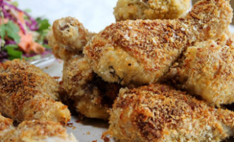 Жареная курица в мультиварке