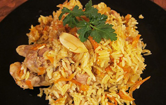 Плов из курицы в мультиварке