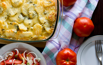 Мясо с картошкой в фольге