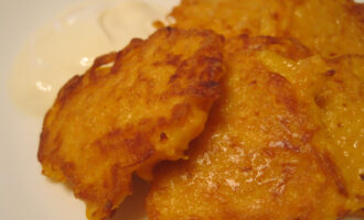 Оладьи из тыквы с манкой