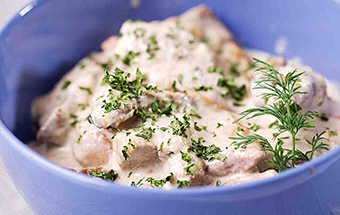 Картошка с грибами и мясом