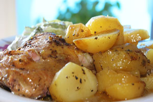 Курица с картошкой в рукаве в духовке - два лучших рецепта с пошаговыми фото