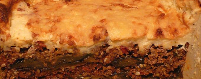 Мусака с картошкой