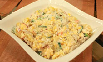 Салат с языком и огурцами