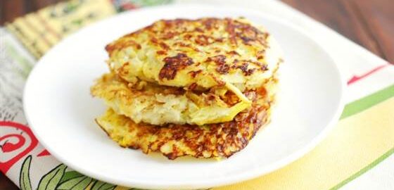 Сладкие кабачковые оладьи