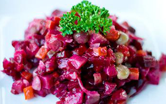 Винегрет с квашеной капустой