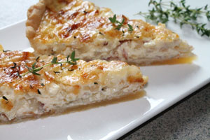 Киш с курицей