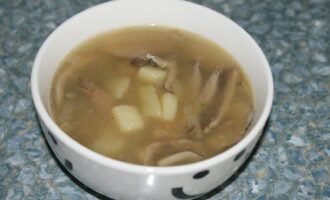 Грибной суп из шампиньонов