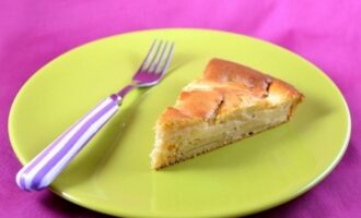 Тыквенный пирог с яблоками