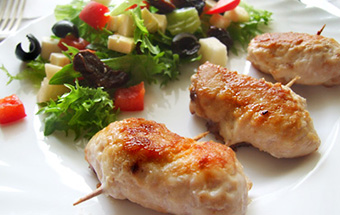 Куриный рулет с сыром