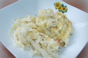 Запеканка картофельная с рыбой