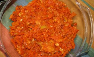 Рыба жареная с овощами