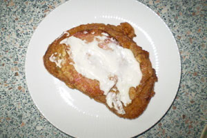 Гренки из черного хлеба